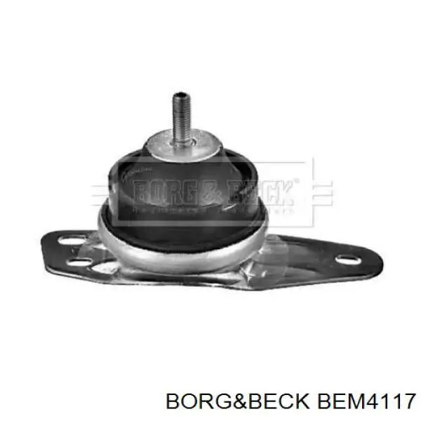 BEM4117 Borg&beck подушка (опора двигуна, права)