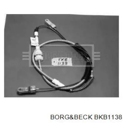 Купити 1C152A635CD Ford Трос ручного гальма задній, правий/лівий