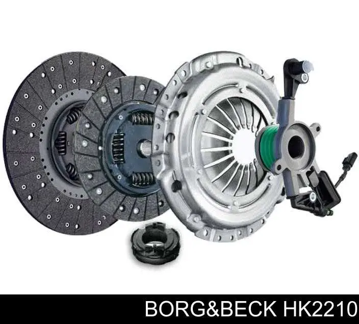HK2210 Borg&beck комплект зчеплення (3 частини)