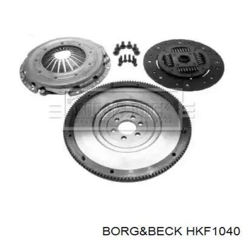 HKF1040 Borg&beck комплект зчеплення (3 частини)
