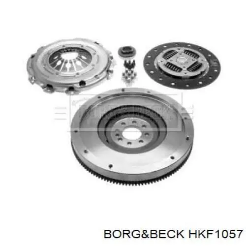 HKF1057 Borg&beck комплект зчеплення (3 частини)