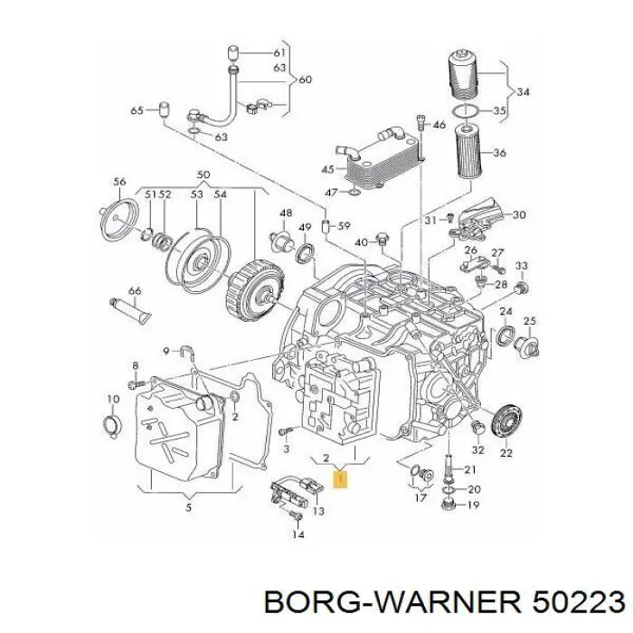 Соленоїд перемикання Borg-Warner 50223 ціна, від 57.37 USD