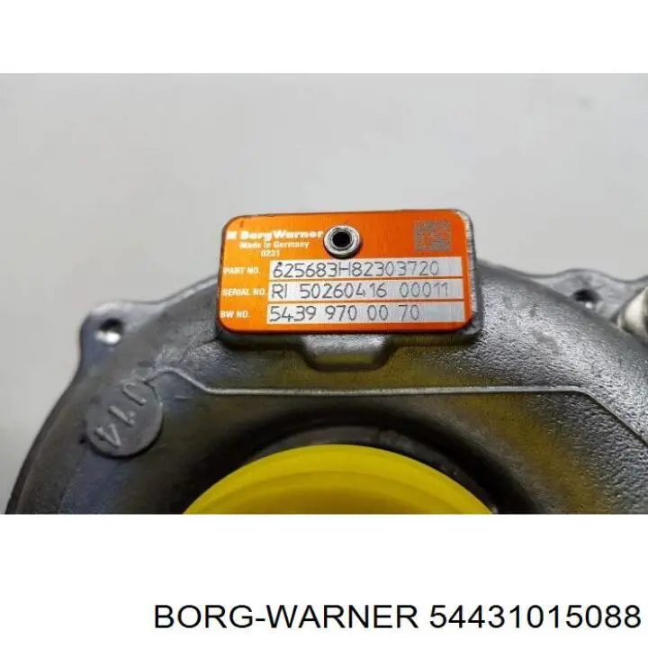 Турбіна 54431015088 Borg-Warner