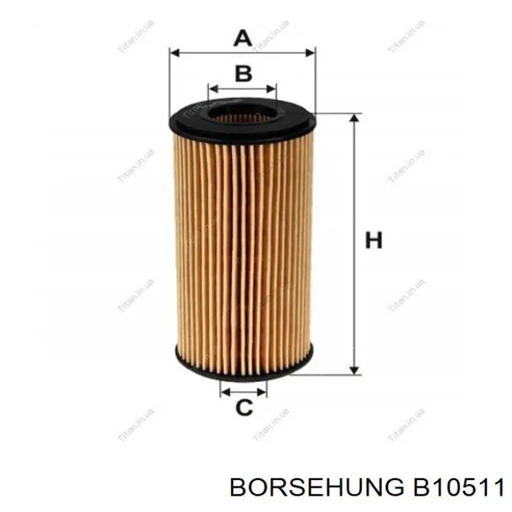 Масляний фільтр B10511 Borsehung
