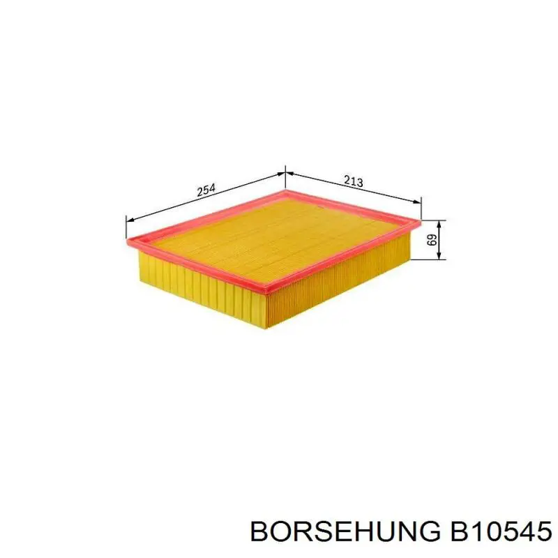 Повітряний фільтр B10545 Borsehung