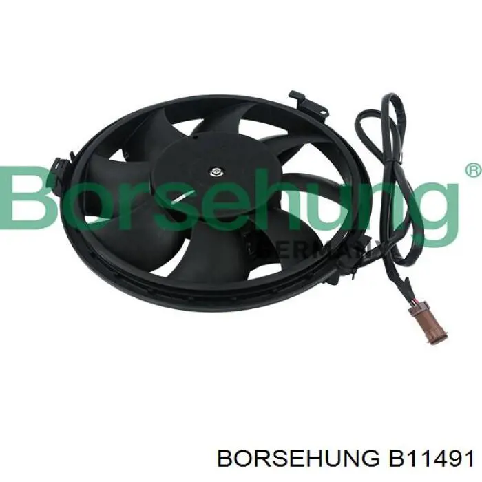 B11491 Borsehung електровентилятор охолодження в зборі (двигун + крильчатка)