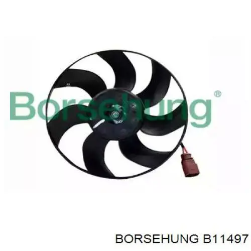 Купити B11497 Borsehung Електровентилятор охолодження в зборі (двигун + крильчатка), правий