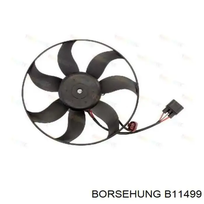 B11499 Borsehung електровентилятор охолодження в зборі (двигун + крильчатка, лівий)