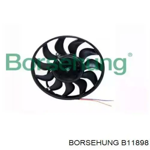 B11898 Borsehung електровентилятор охолодження в зборі (двигун + крильчатка, правий)