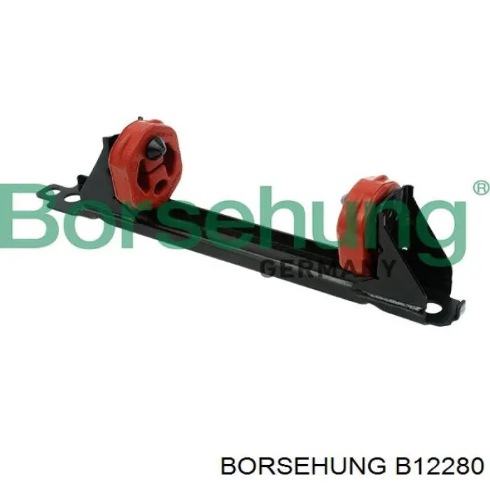 B12280 Borsehung кронштейн/хомут глушника, передній