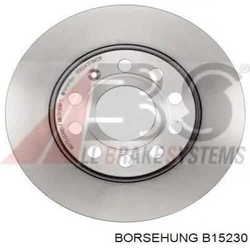 B15230 Borsehung диск гальмівний задній