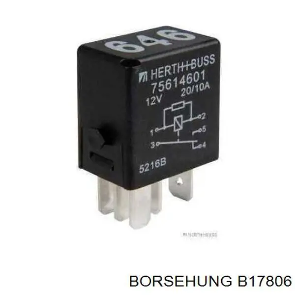 Реле стартера Borsehung B17806 ціна, від 1.41 USD