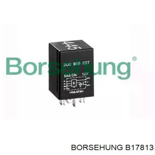 Реле обігріву заднього скла Borsehung B17813 ціна, від 10.71 USD