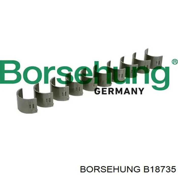 Вкладиш распредвала, на одну шийку Borsehung B18735 ціна, від 15.90 USD