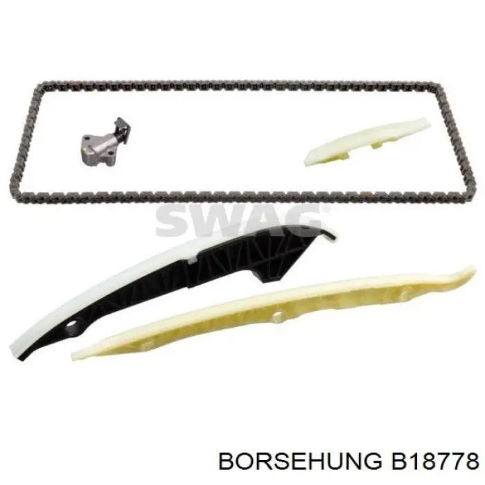 Ланцюг ГРМ, комплект Borsehung B18778 ціна, від 105.41 USD