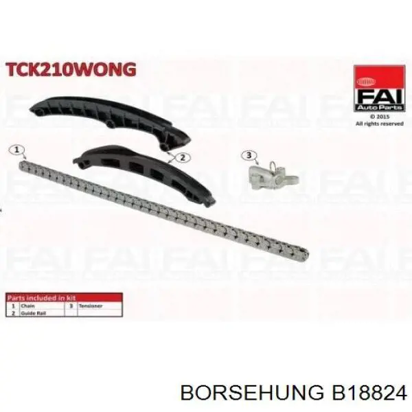Купити B18824 Borsehung Комплект ланцюга ГРМ