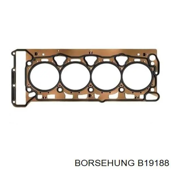 Комплект прокладок двигуна, верхній Borsehung B19188 ціна, від 70.66 USD