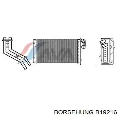 B19216 Borsehung Шланг термостата