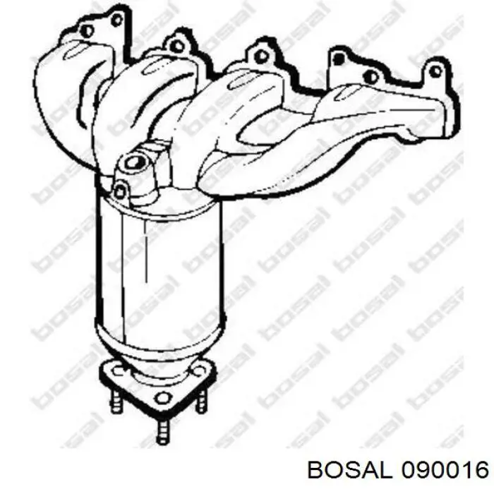 Каталізатор 090704 Bosal