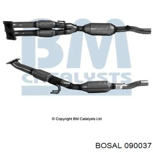 Глушник, передня частина 090037 Bosal