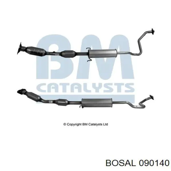 Конвертор-каталізатор (каталітичний нейтралізатор) BM Catalysts BM91617H ціна, від 267.43 USD