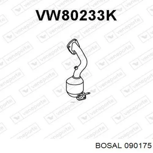 Конвертор-каталізатор (каталітичний нейтралізатор) VAG 1K0254200RX ціна, від 427.29 USD