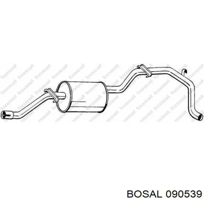 1705NV Peugeot/Citroen Каталітичний нейтралізатор відпрацьованих газів