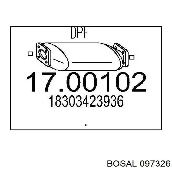 Купити 18303423936 BMW Сажевый фільтр