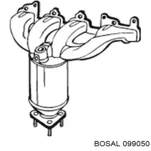 Каталізатор 099050 Bosal