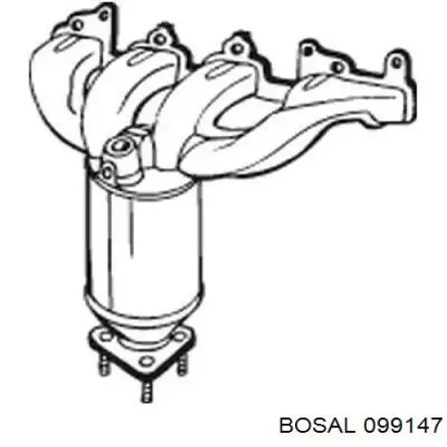 Каталізатор 099147 Bosal