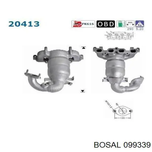  099339 Bosal