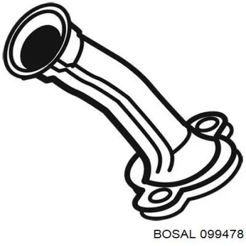 Конвертор-каталізатор (каталітичний нейтралізатор) Bosal 099478 ціна, від 207.55 USD