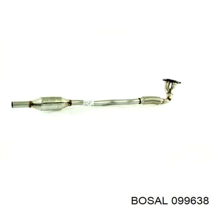 Труба приймальна (штани) глушника, передня Opel Astra G (F48, F08) (Опель Астра)