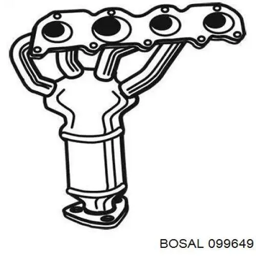 Глушник, передня частина Toyota 1741026360