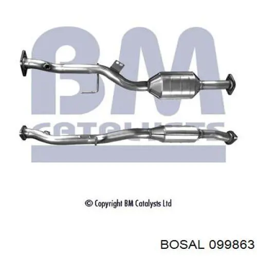 Каталізатор 099863 Bosal