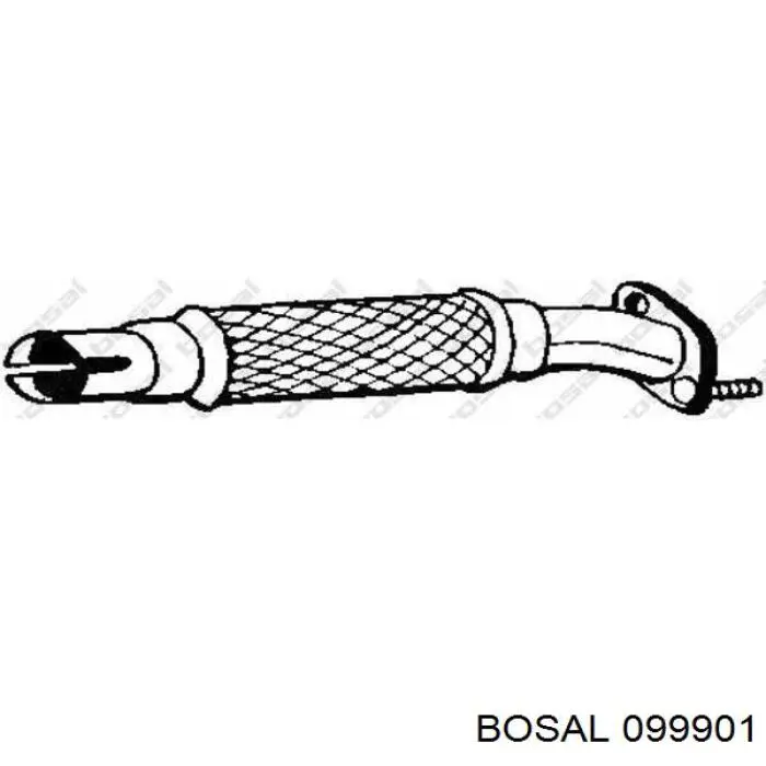 Купити 099901 Bosal Перетворювач відпрацьованих газів