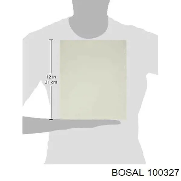 100327 Bosal глушник, задня частина
