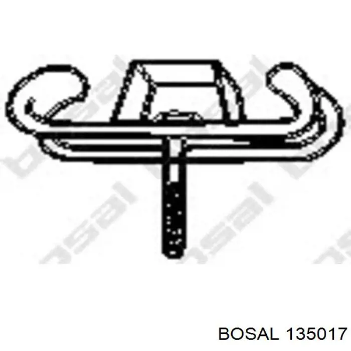 Купити 135017 Bosal Вихлоп