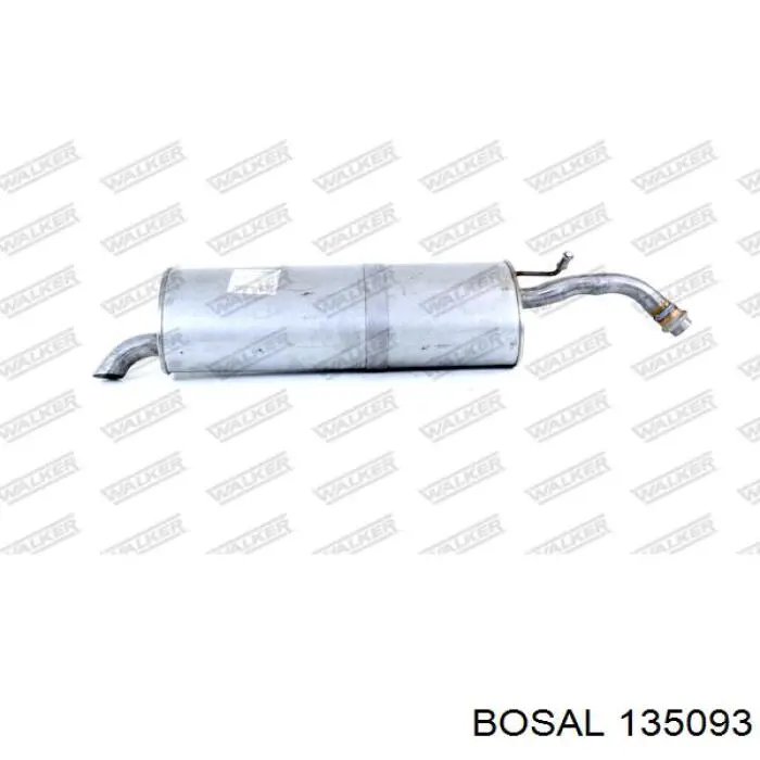 BS135093 Bosal глушник, задня частина