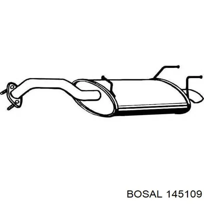 Купити 145109 Bosal Вихлоп