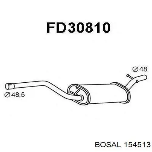 Вихлопна труба Ford 1364172 ціна, від 47.19 USD