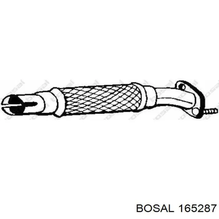 Глушник, задня частина 165287 Bosal