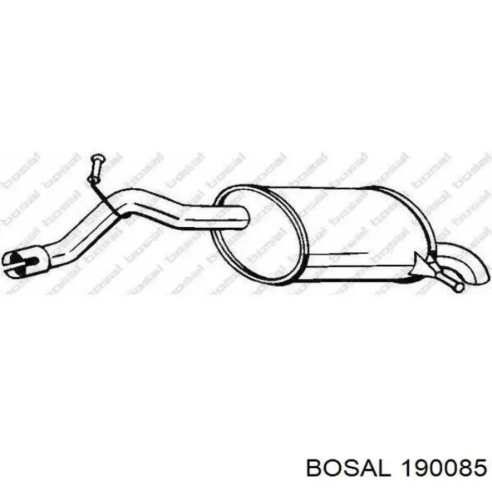 Купити 173052 Peugeot/Citroen Глушник вихлопних газів кінцевий