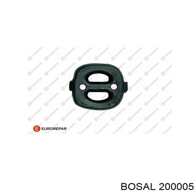 BS200005 Bosal глушник, задня частина