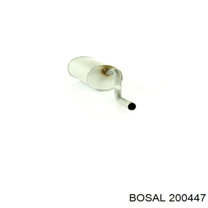 200447 Bosal глушник, задня частина