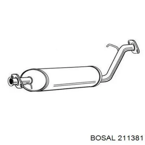 Глушник Bosal 211381 ціна, від 157.75 USD
