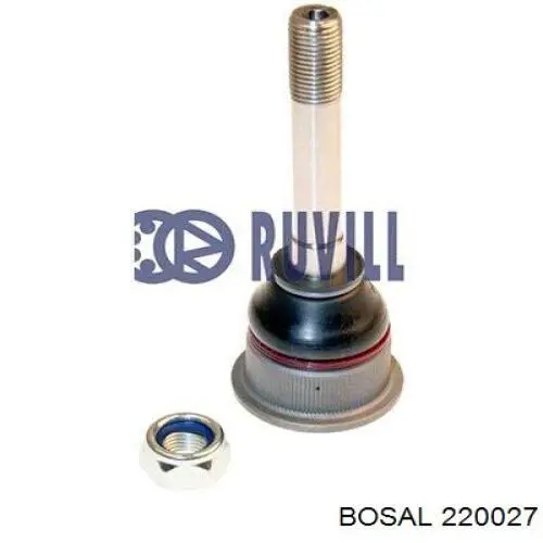 220027 Bosal Глушник, задня частина
