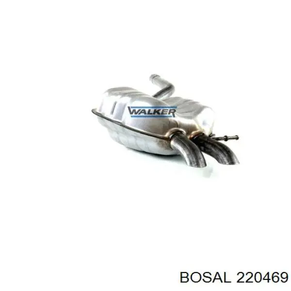 Глушник, задня частина 220469 Bosal