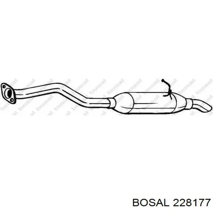 Купити 174300D390 Toyota Глушник вихлопних газів кінцевий