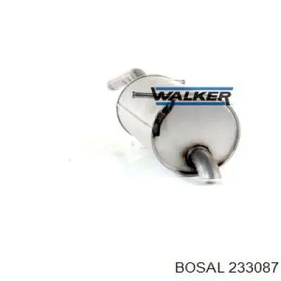 233087 Bosal Глушник, задня частина